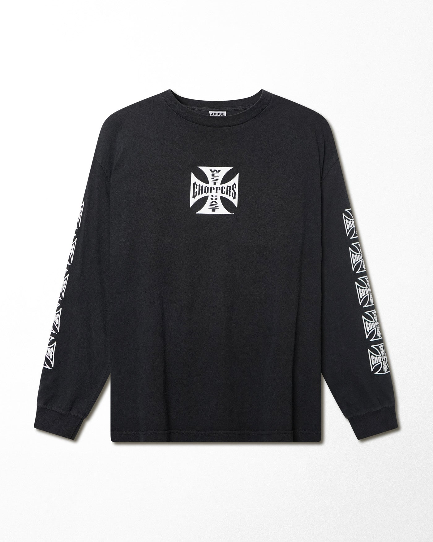 WEST COAST CHOPPERS "CLASSIC LOGO" BLACK LONG SLEEVE T-SHIRT