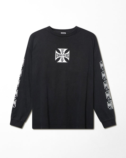 WEST COAST CHOPPERS "CLASSIC LOGO" BLACK LONG SLEEVE T-SHIRT