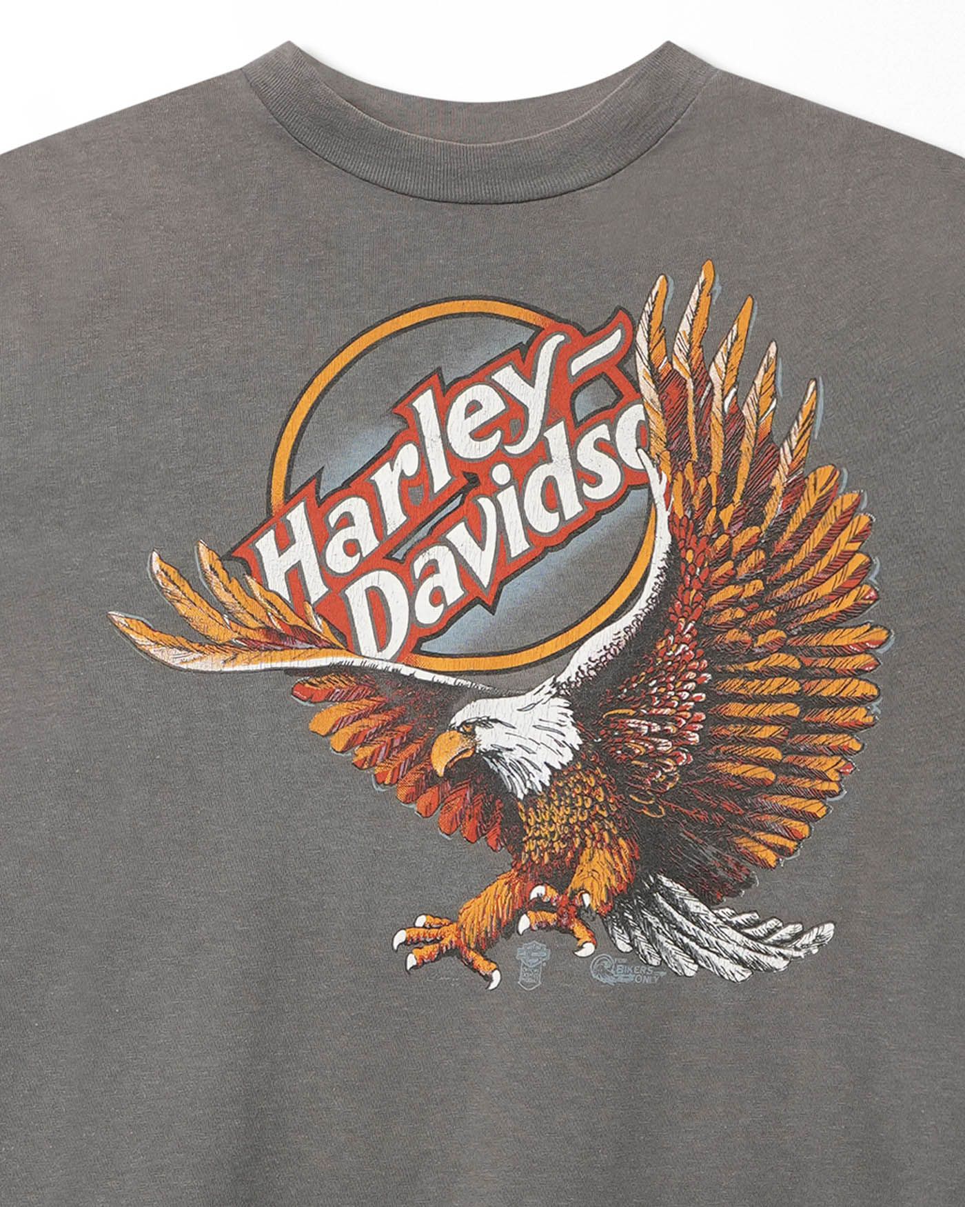 HANES HARLEY DAVIDSON "EAGLE" GREY T-SHIRT