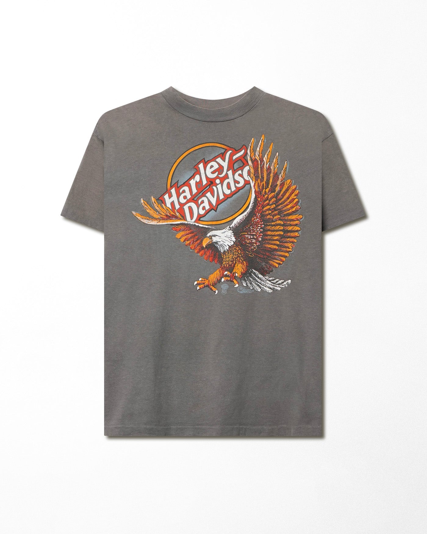 HANES HARLEY DAVIDSON "EAGLE" GREY T-SHIRT