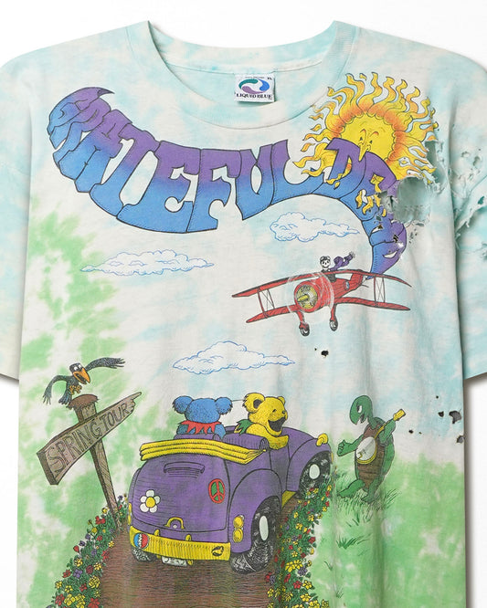 LIQUID BLUE "GRATEFUL DEAD" TIE-DYE T-SHIRT