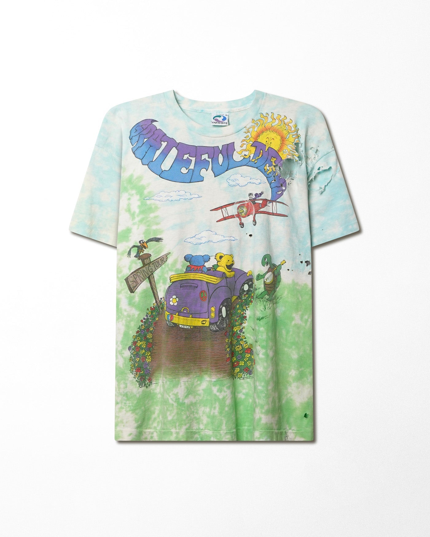 LIQUID BLUE "GRATEFUL DEAD" TIE-DYE T-SHIRT
