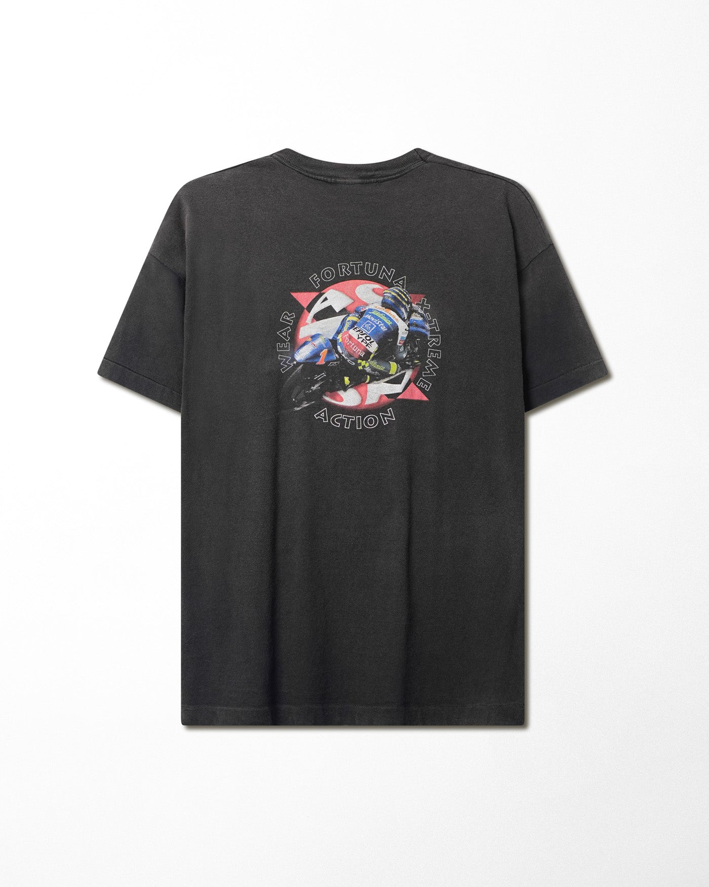 FORTUNA "XTREME ACTION TEAM" BLACK FADED T-SHIRT