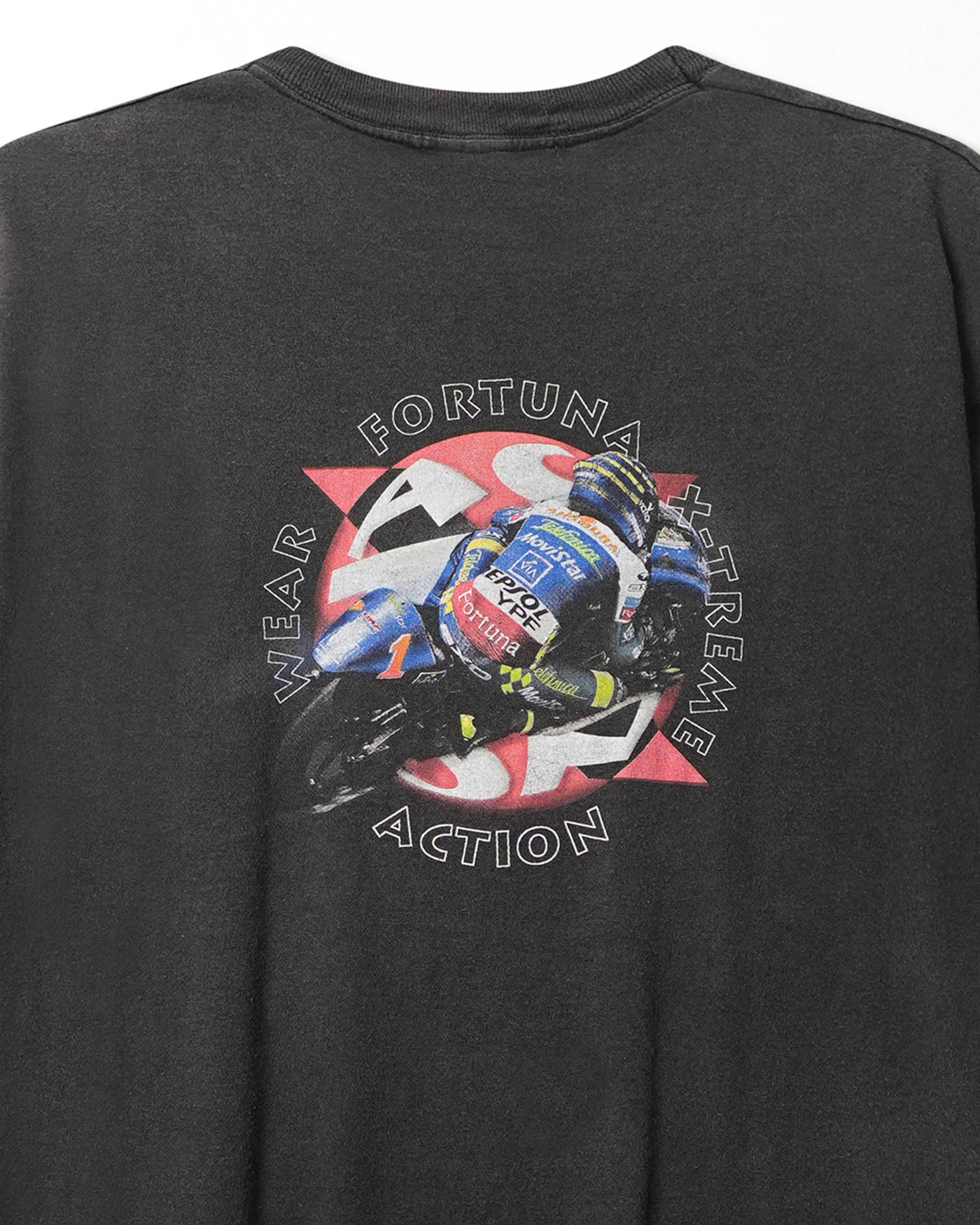 FORTUNA "XTREME ACTION TEAM" BLACK FADED T-SHIRT