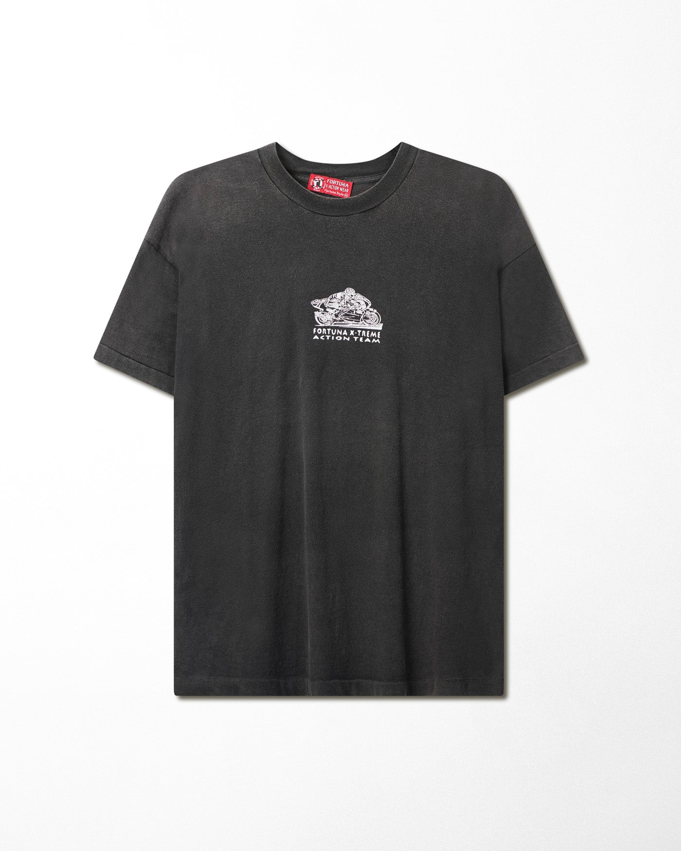 FORTUNA "XTREME ACTION TEAM" BLACK FADED T-SHIRT