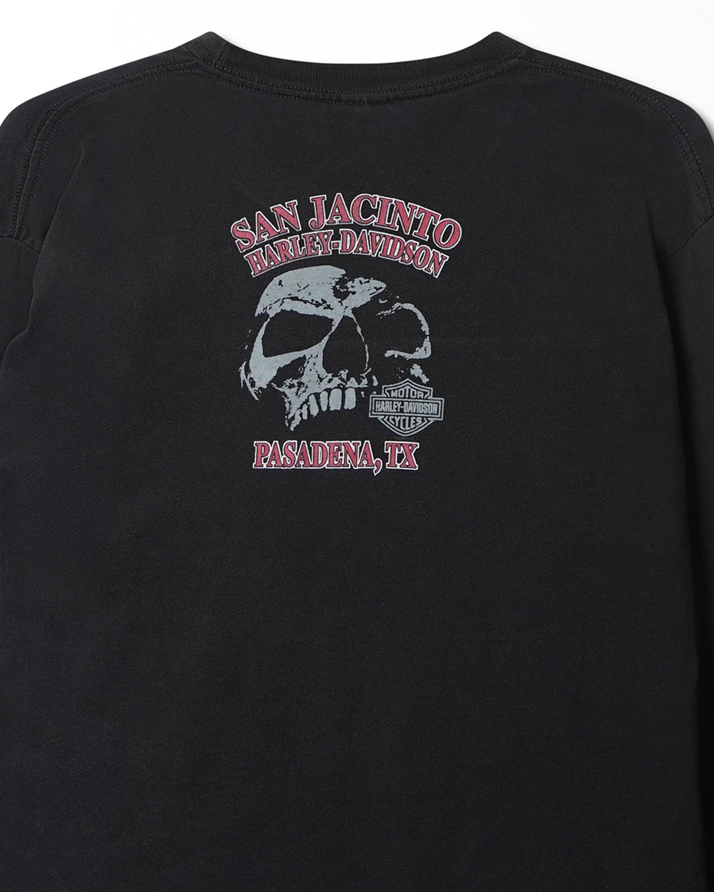 HARLEY-DAVIDSON "SKULL RIDER" BLACK LONGSLEEVE T-SHIRT