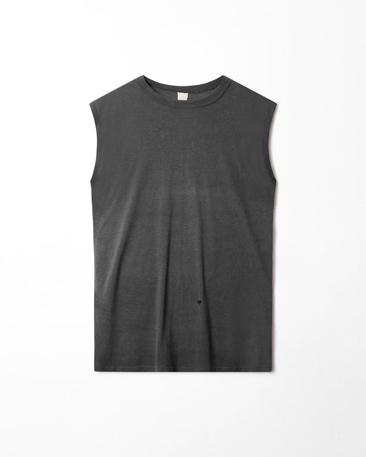 BLACK FADED TANK TOP