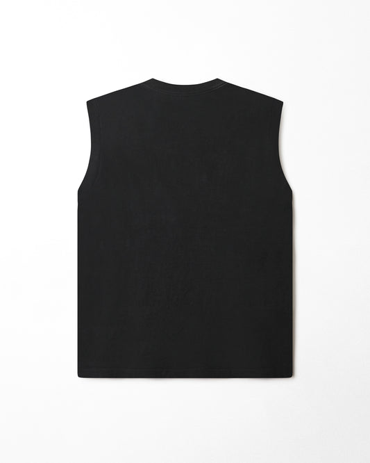 FRUIT OF THE LOOM BLACK TANK TOP