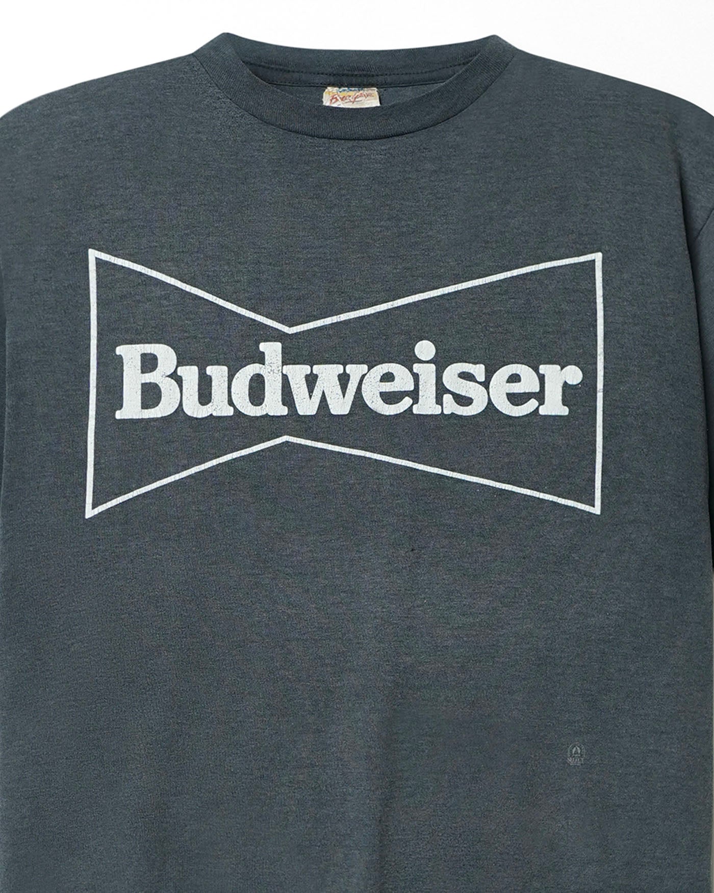 LABATT BEER GANG "BUDWEISER" GREY FADED T-SHIRT