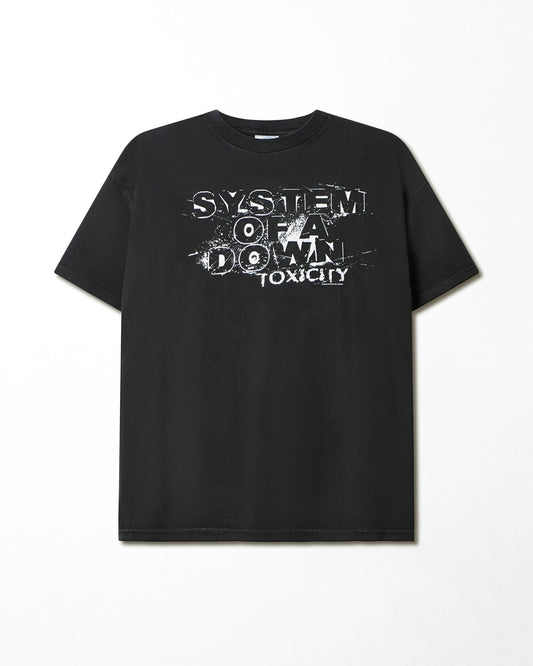 TENNESSEE RIVER "SYSTEM OF A DOWN" BLACK T-SHIRT