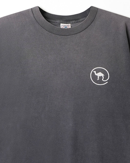 DELTA "CAMEL" BLACK FADED T-SHIRT