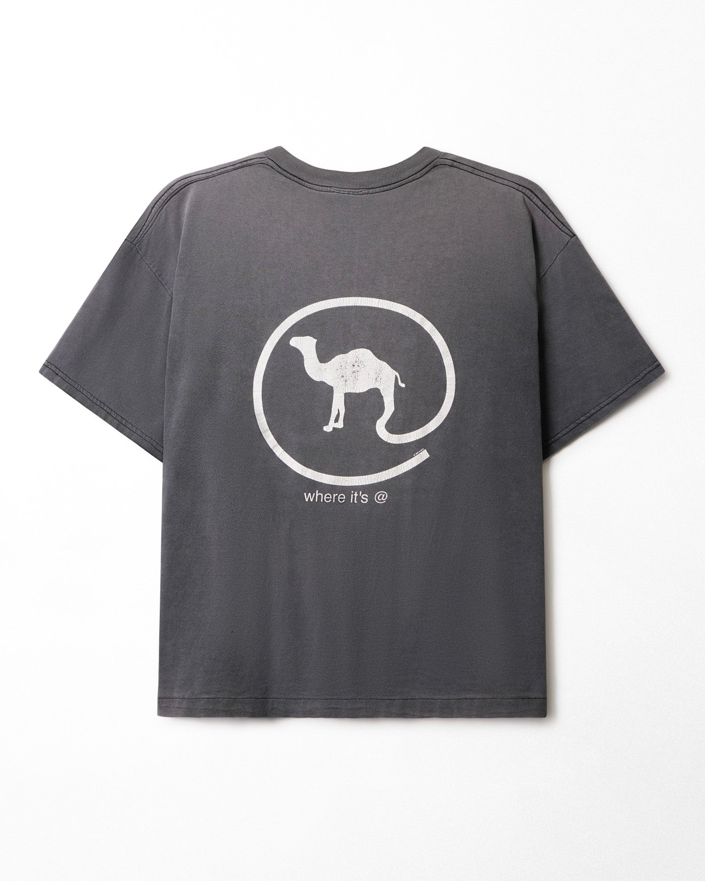 DELTA "CAMEL" BLACK FADED T-SHIRT