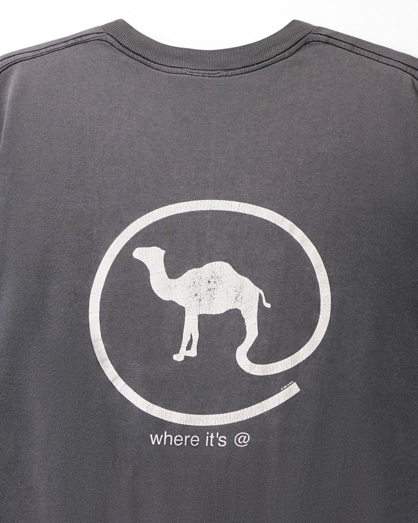 DELTA "CAMEL" BLACK FADED T-SHIRT