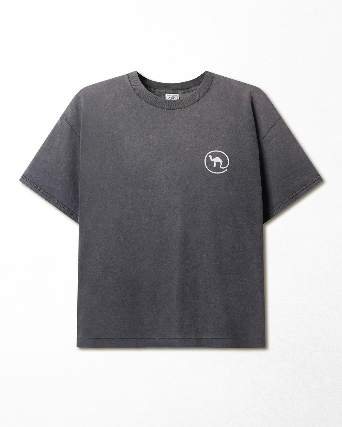 DELTA "CAMEL" BLACK FADED T-SHIRT