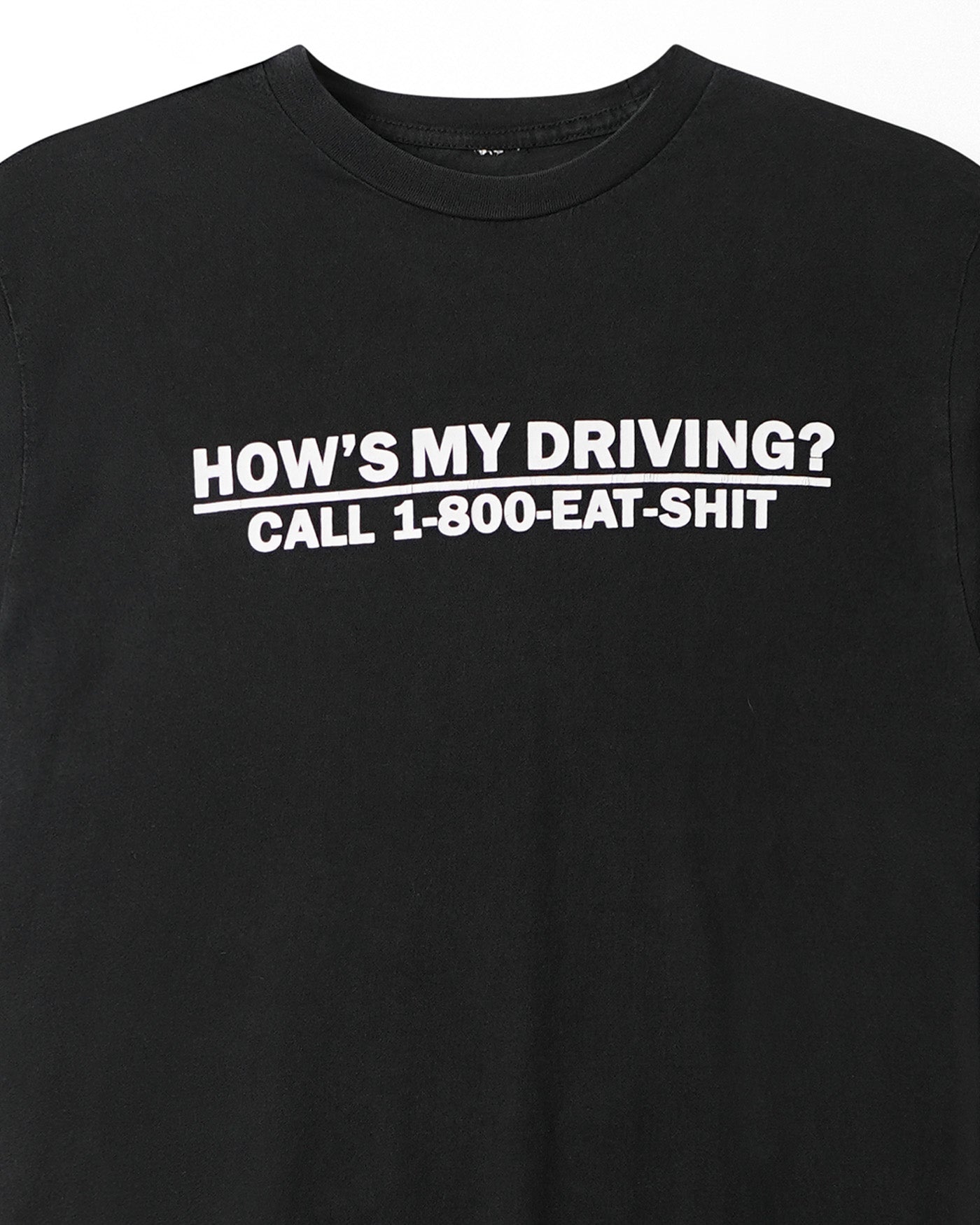 GILDAN "HOW'S MY DRIVING?" BLACK T-SHIRT