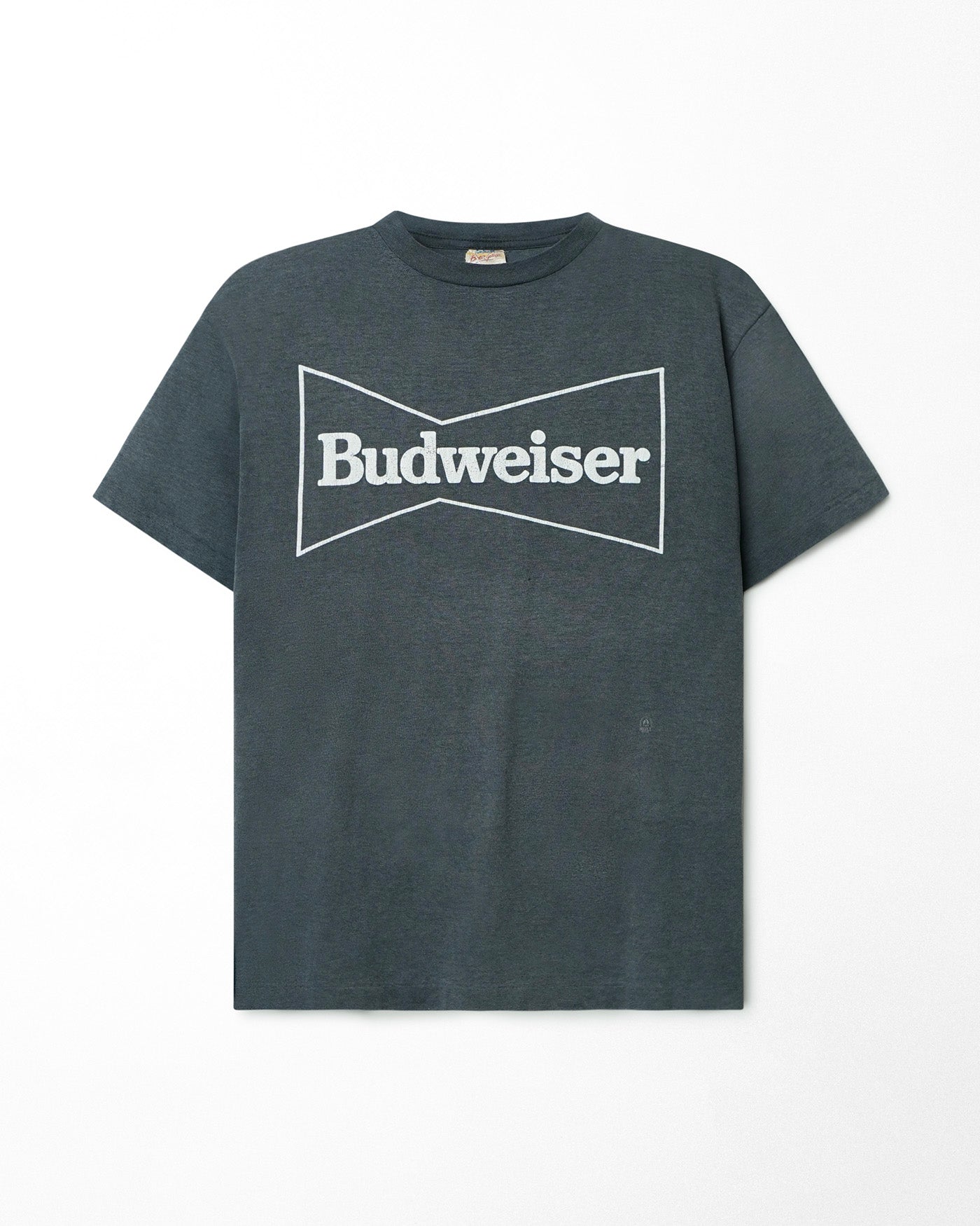 LABATT BEER GANG "BUDWEISER" GREY FADED T-SHIRT