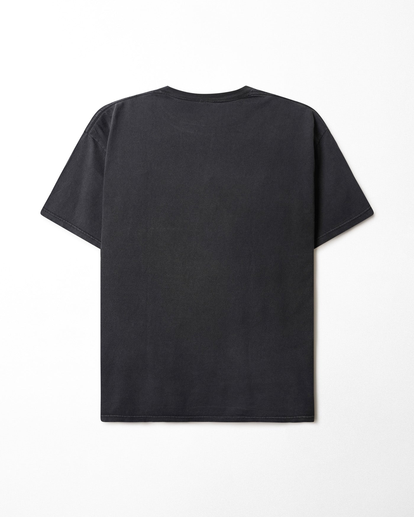 DELTA "BY READING THIS" BLACK FADED T-SHIRT