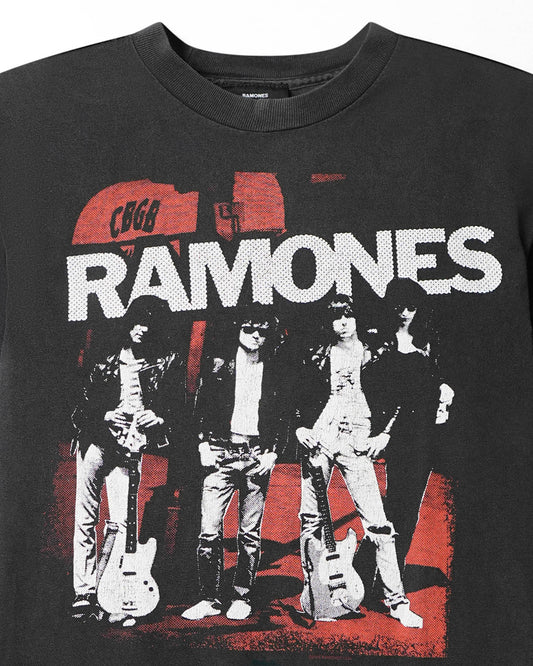RAMONES BLACK FADED T-SHIRT