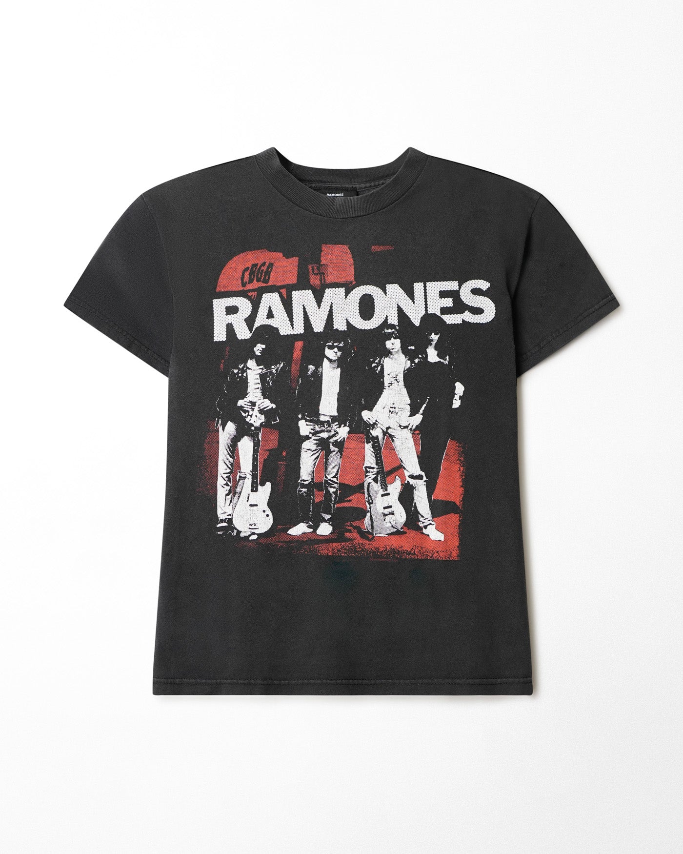 RAMONES BLACK FADED T-SHIRT
