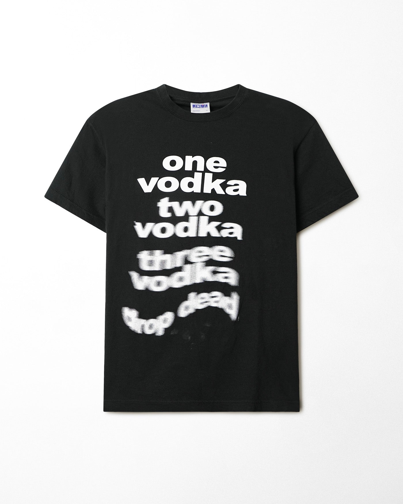 SOLS “ONE VODKA TWO VODKA THREE VODKA” BLACK T-SHIRT