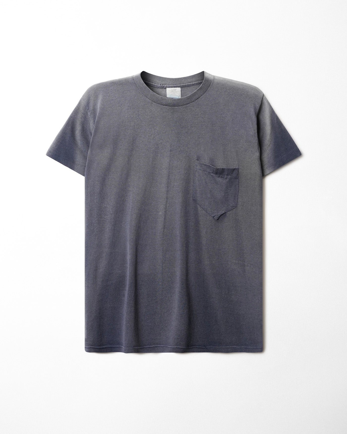 FADED BLUE POCKET T-SHIRT