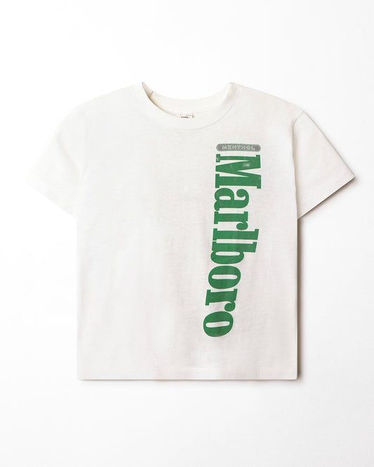 FRUIT OF THE LOOM "MARLBORO MENTHOL" WHITE T-SHIRT