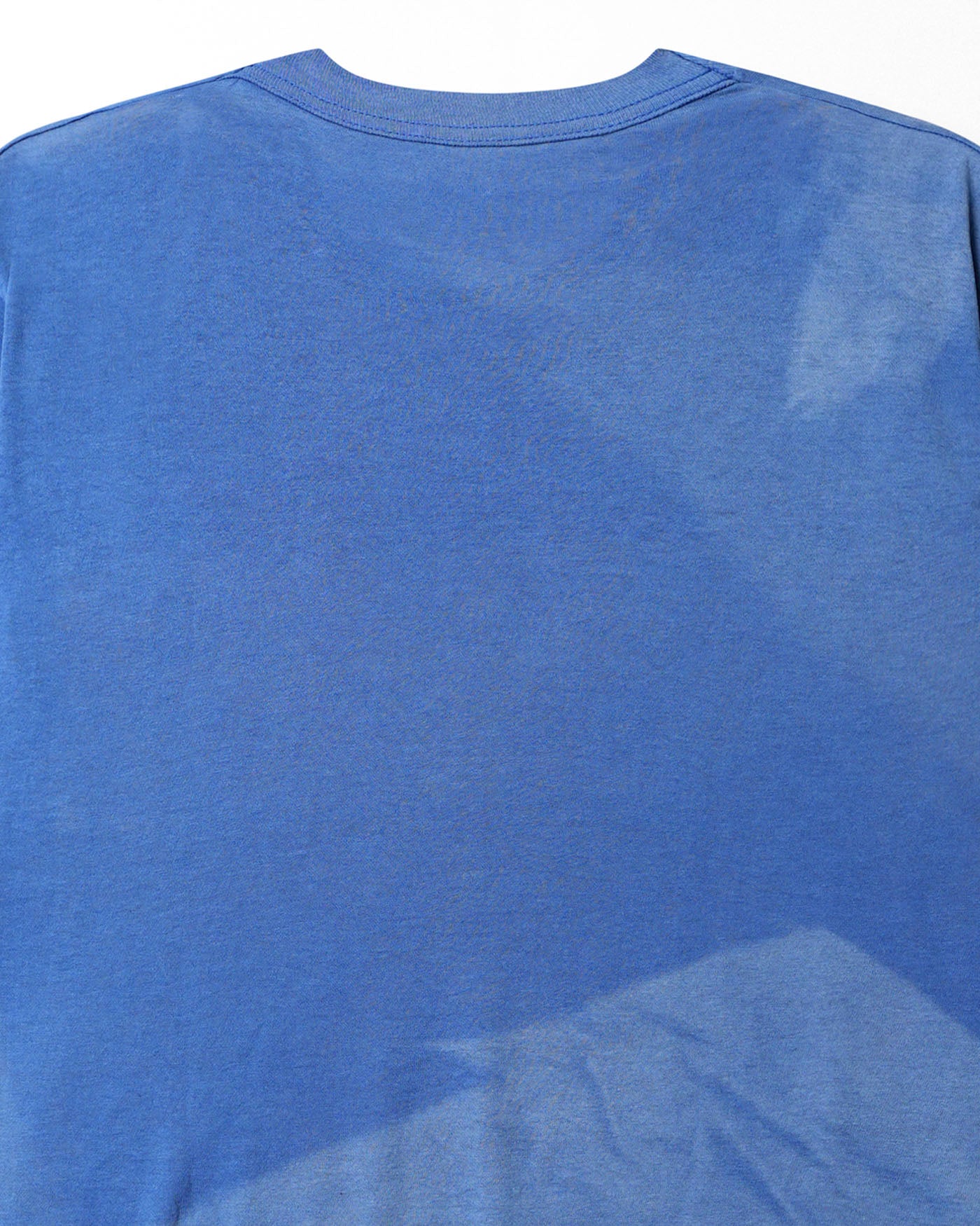 FRUIT OF THE LOOM BLUE FADED POCKET T-SHIRT