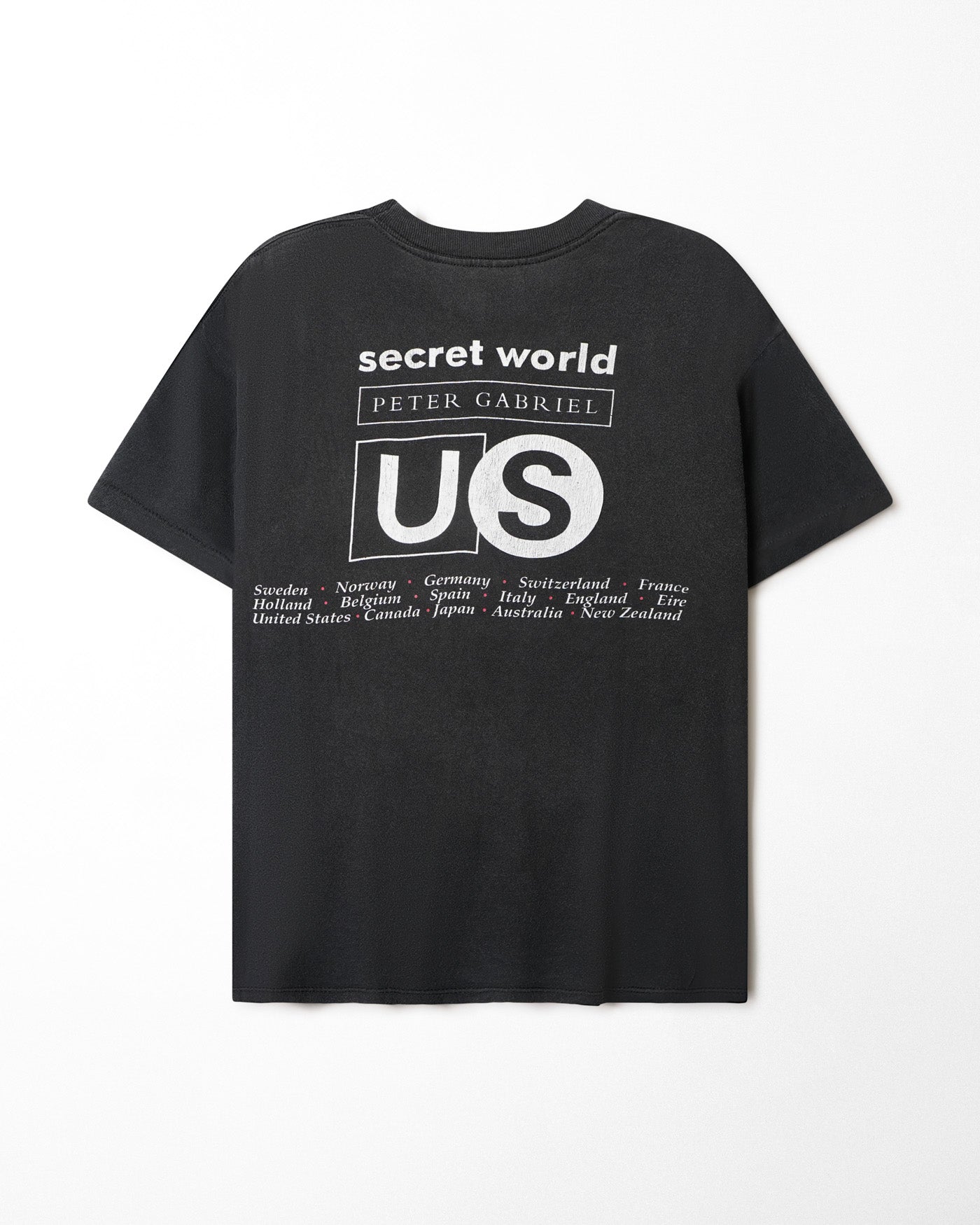 GEM “US” BLACK FADED  T-SHIRT