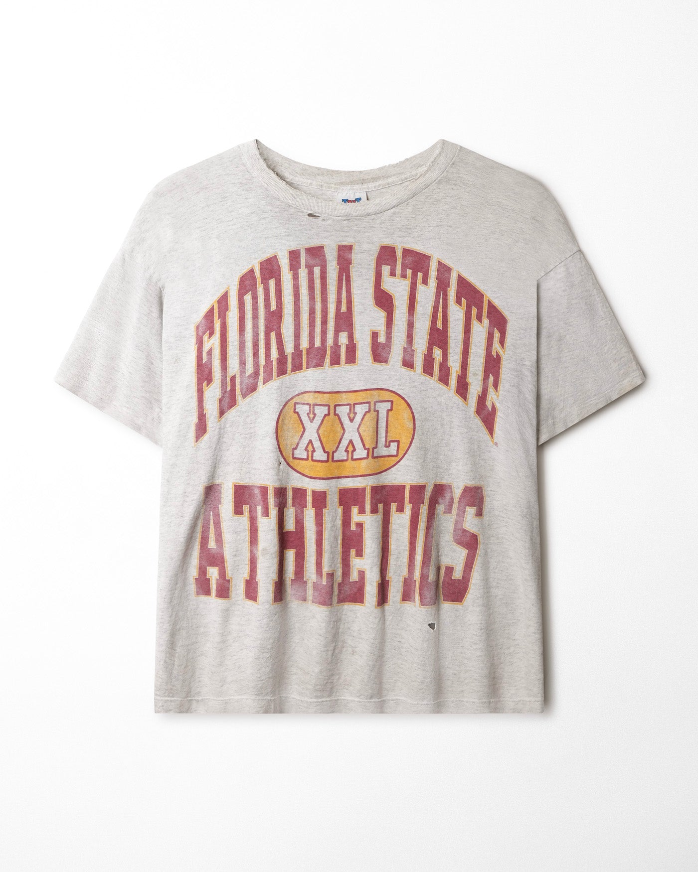 TNT “FLORIDA STATE XXL ATHLETICS” GREY DISTRESSED T-SHIRT