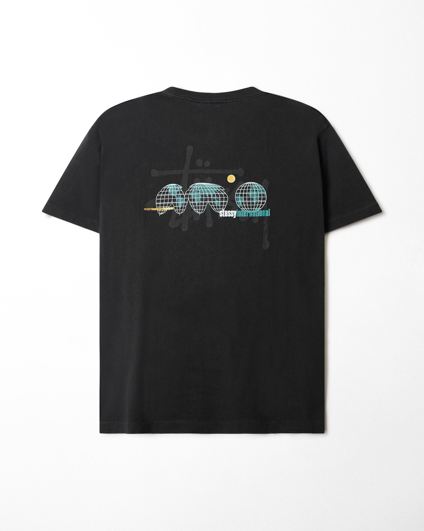 STUSSY “WORLDWIDE” BLACK T-SHIRT