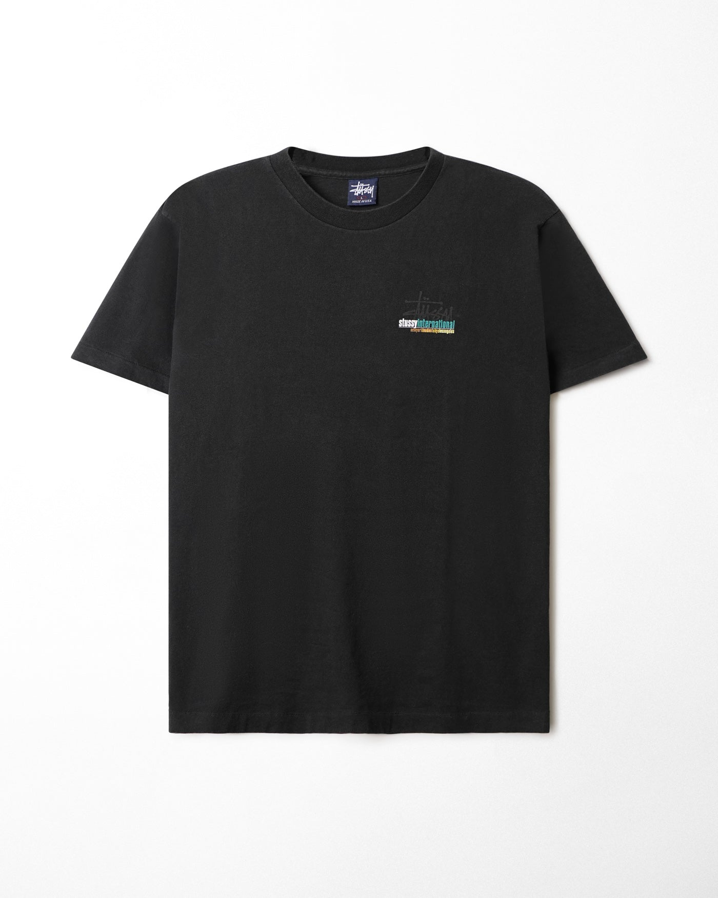 STUSSY “WORLDWIDE” BLACK T-SHIRT