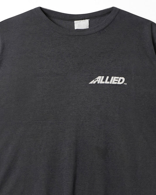 "ALLIED" BLACK FADED T-SHIRT