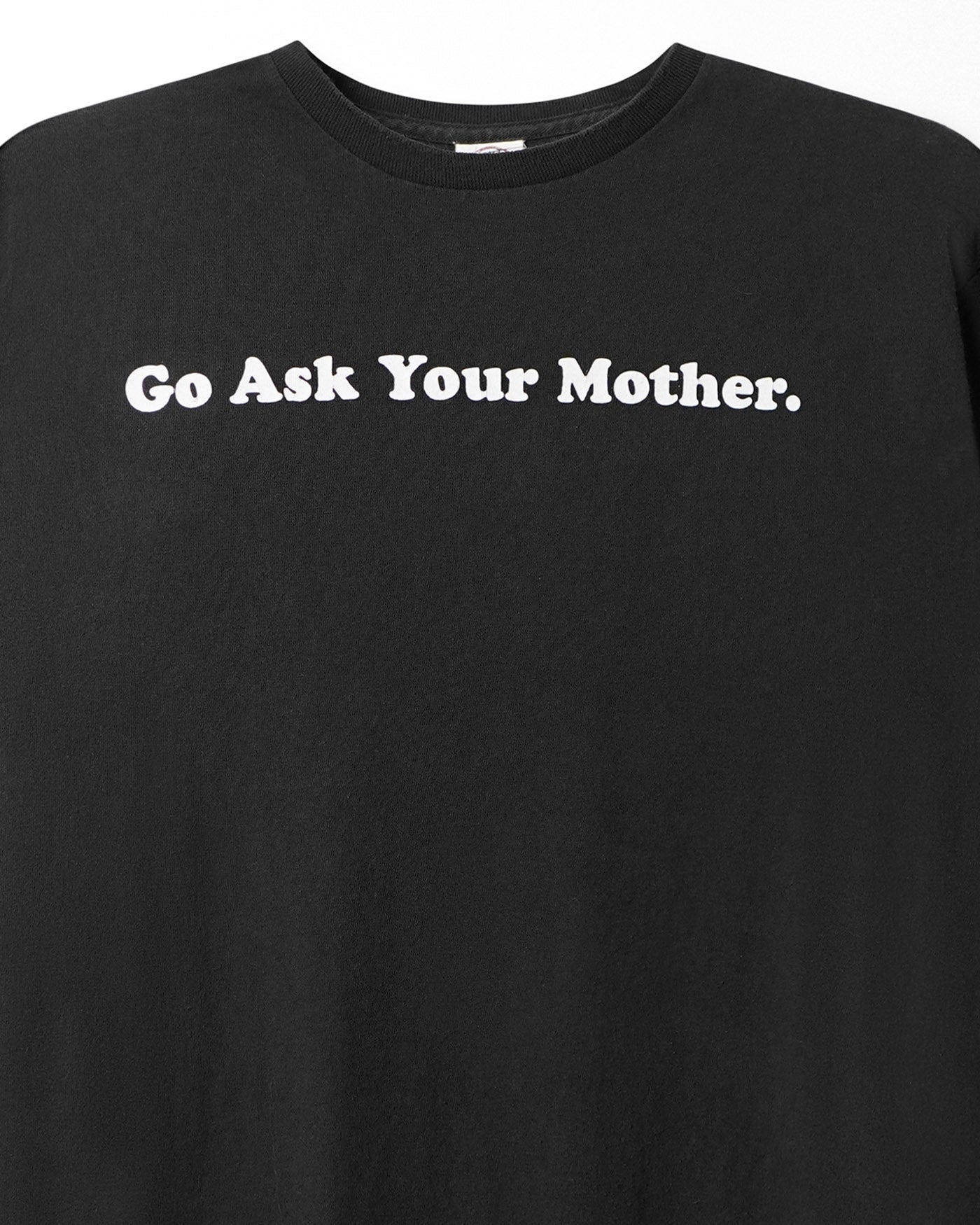 DELTA "GO ASK YOUR MOTHER" BLACK FADED T-SHIRT