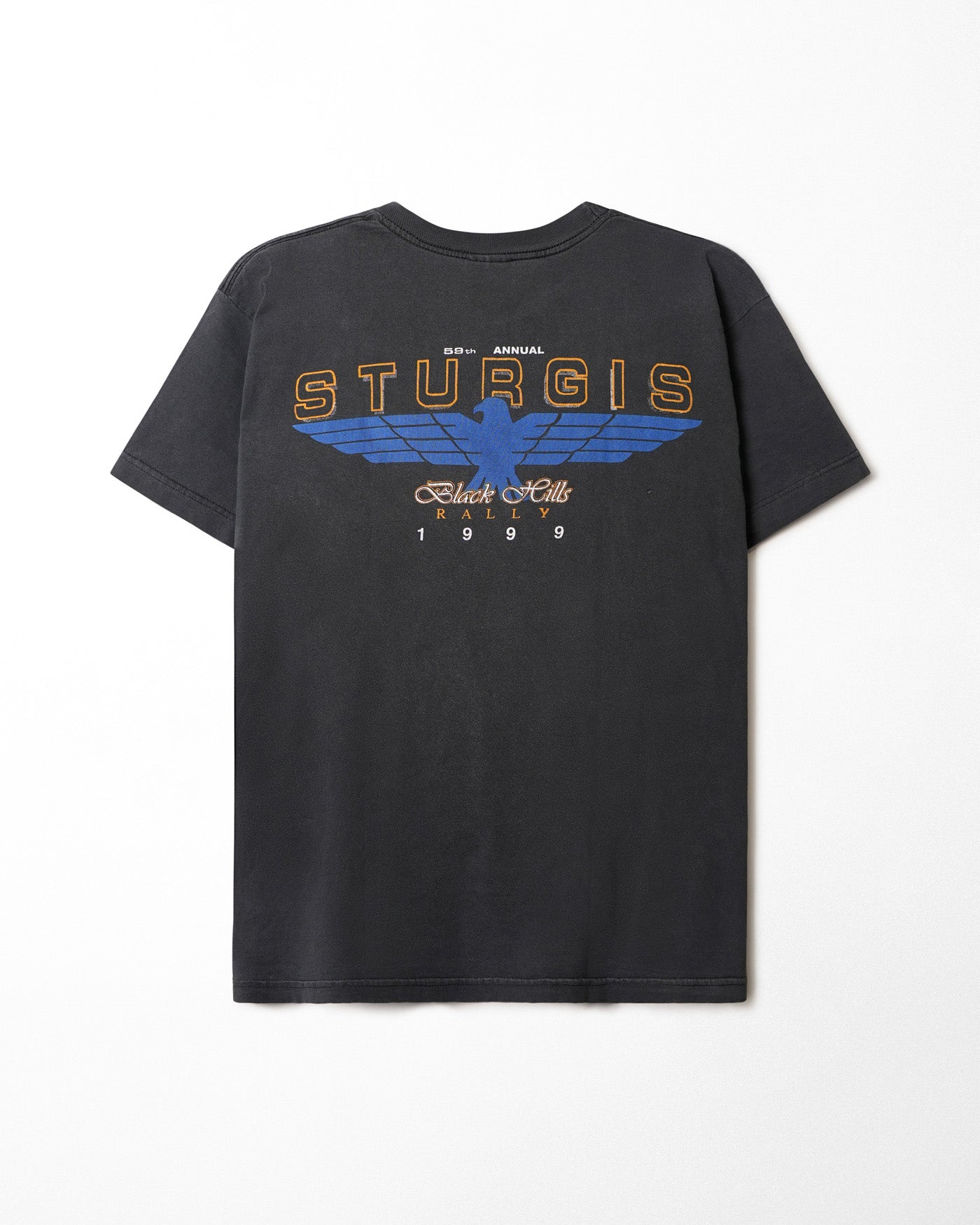 GIANT "STURGIS RALLY 1999" BLACK FADED T-SHIRT