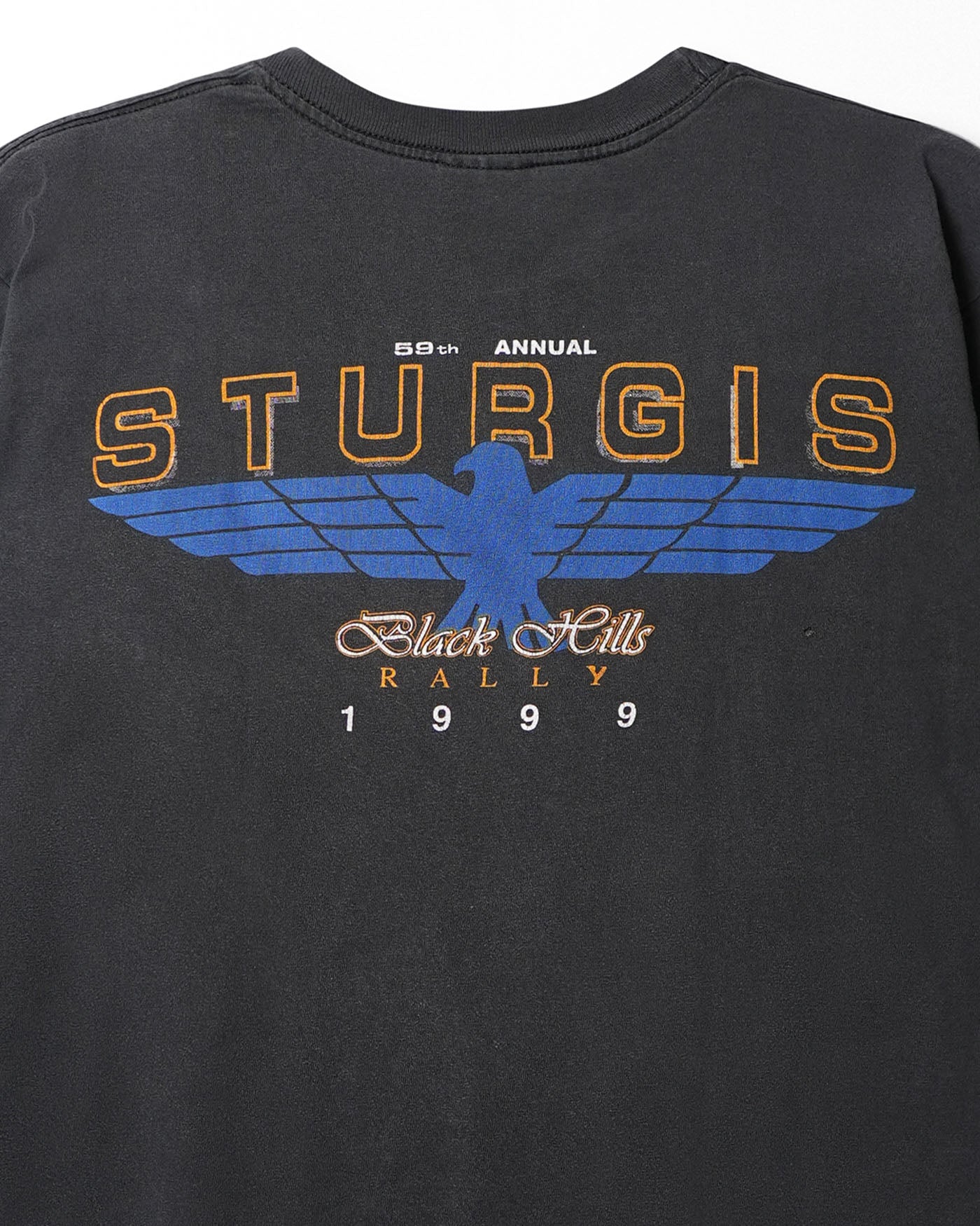 GIANT "STURGIS RALLY 1999" BLACK FADED T-SHIRT