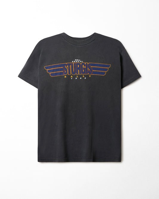 GIANT "STURGIS RALLY 1999" BLACK FADED T-SHIRT