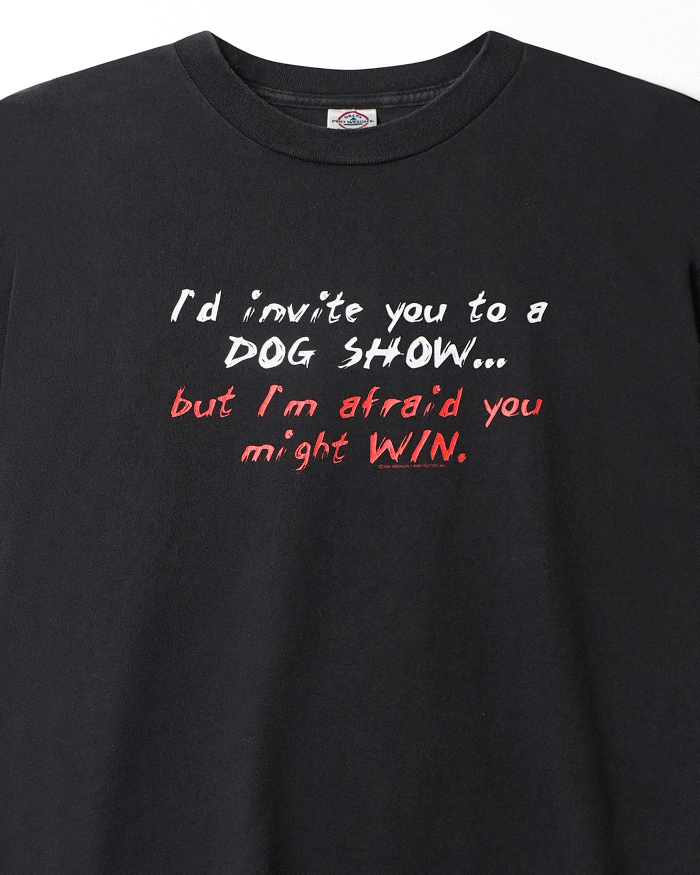 DELTA "DOG SHOW" BLACK T-SHIRT
