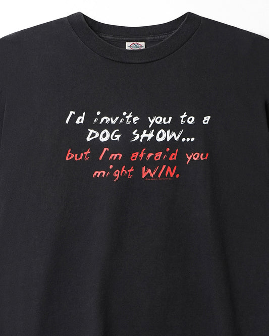DELTA "DOG SHOW" BLACK T-SHIRT