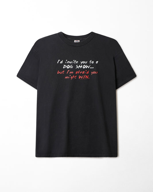 DELTA "DOG SHOW" BLACK T-SHIRT