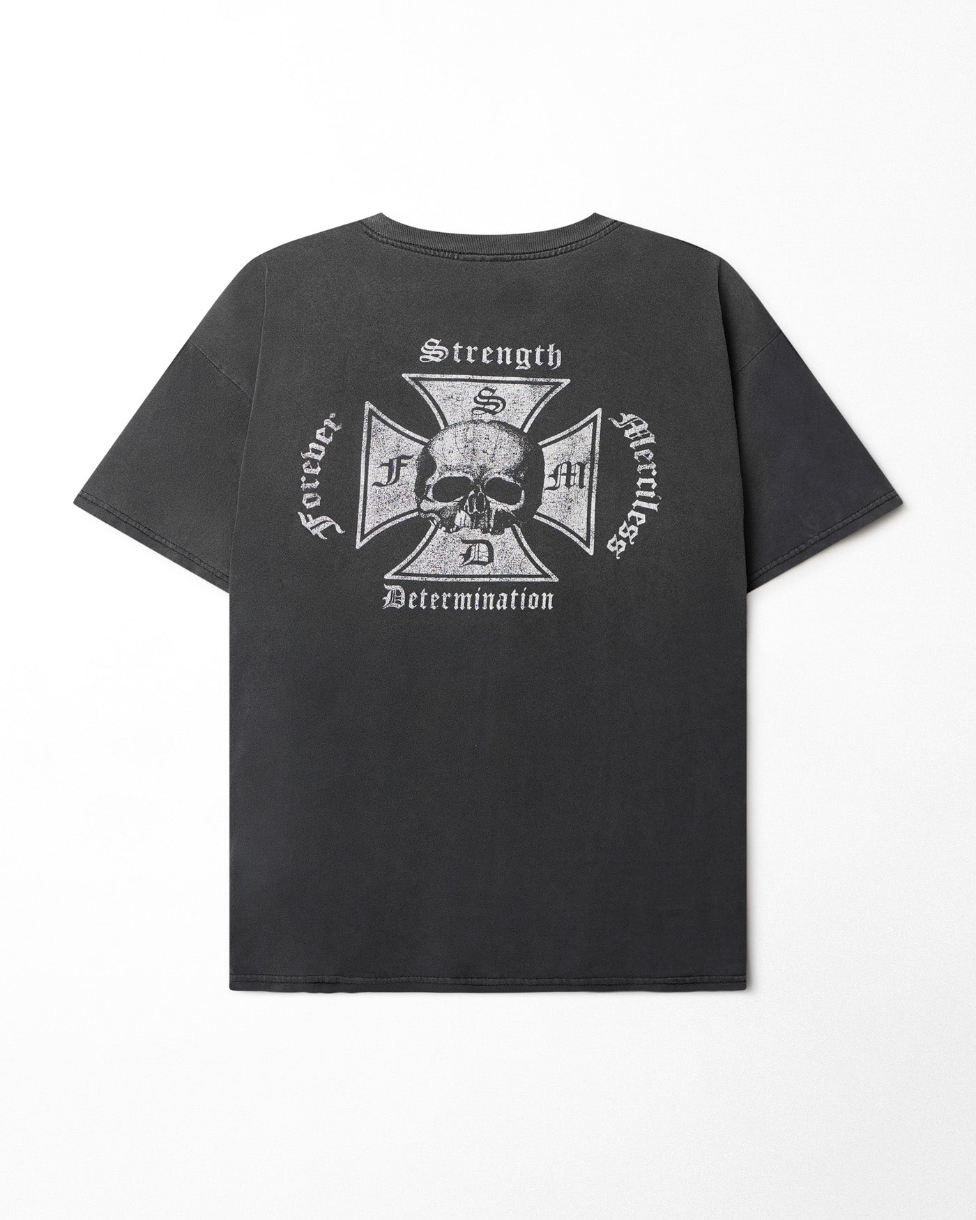 GILDAN "BLACK LABEL SOCIETY" FADED GREY T-SHIRT