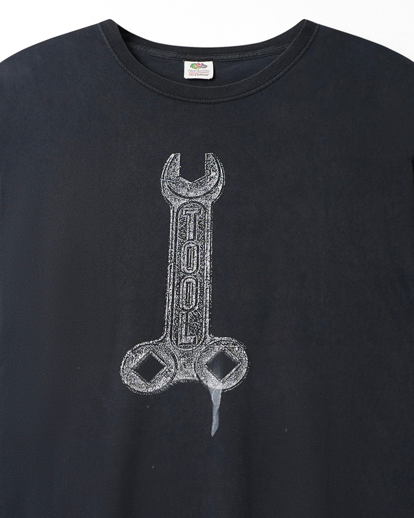 FRUIT OF THE LOOM "TOOL" BLUE FADED T-SHIRT