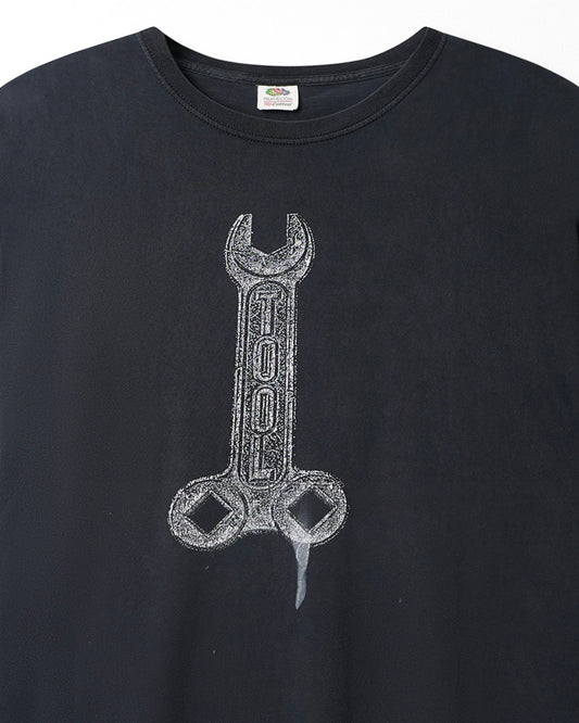 FRUIT OF THE LOOM "TOOL" BLUE FADED T-SHIRT