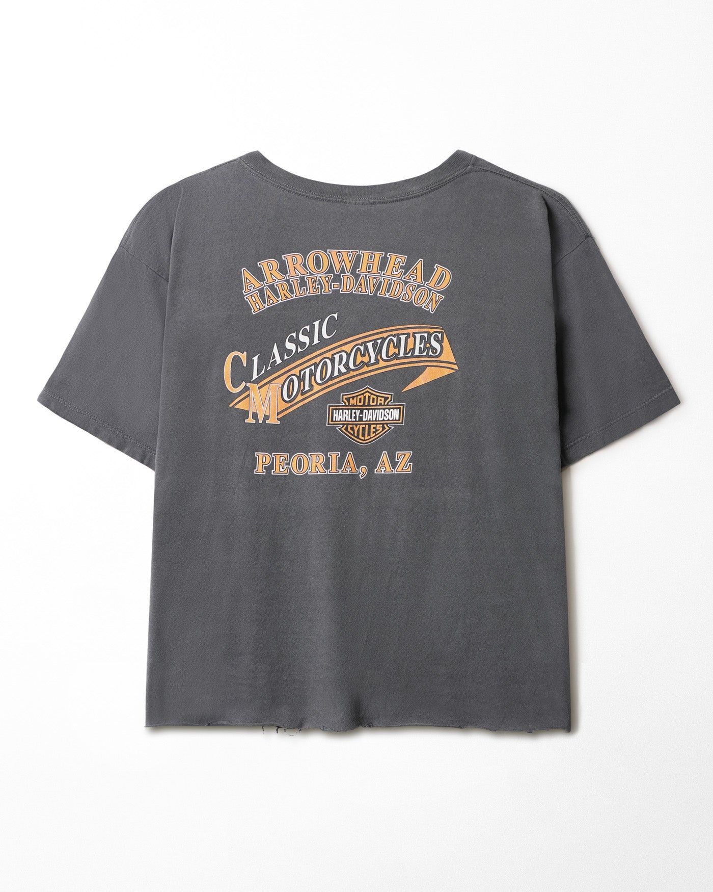 HARLEY-DAVIDSON "ARROWHEAD MOTORCYCLES" FADED GREY T-SHIRT