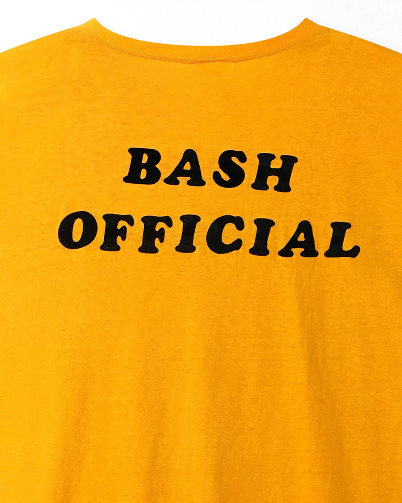 CHAMPION "BASH OFFICIAL" YELLOW T-SHIRT