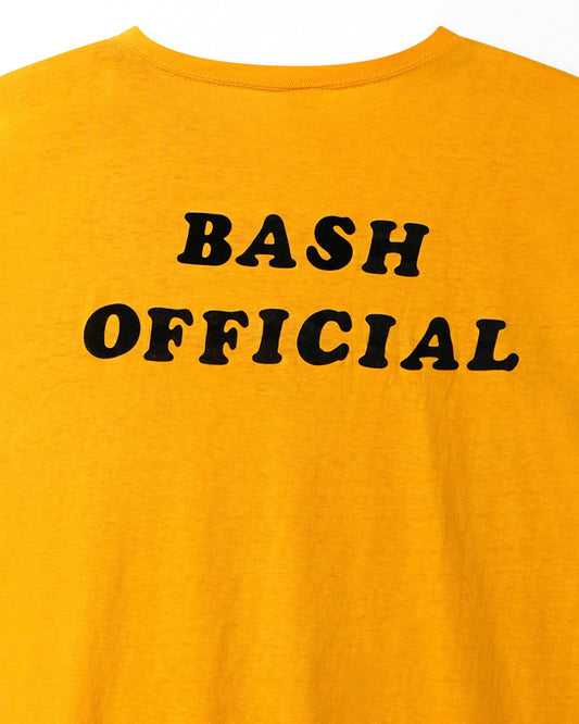 CHAMPION "BASH OFFICIAL" YELLOW T-SHIRT
