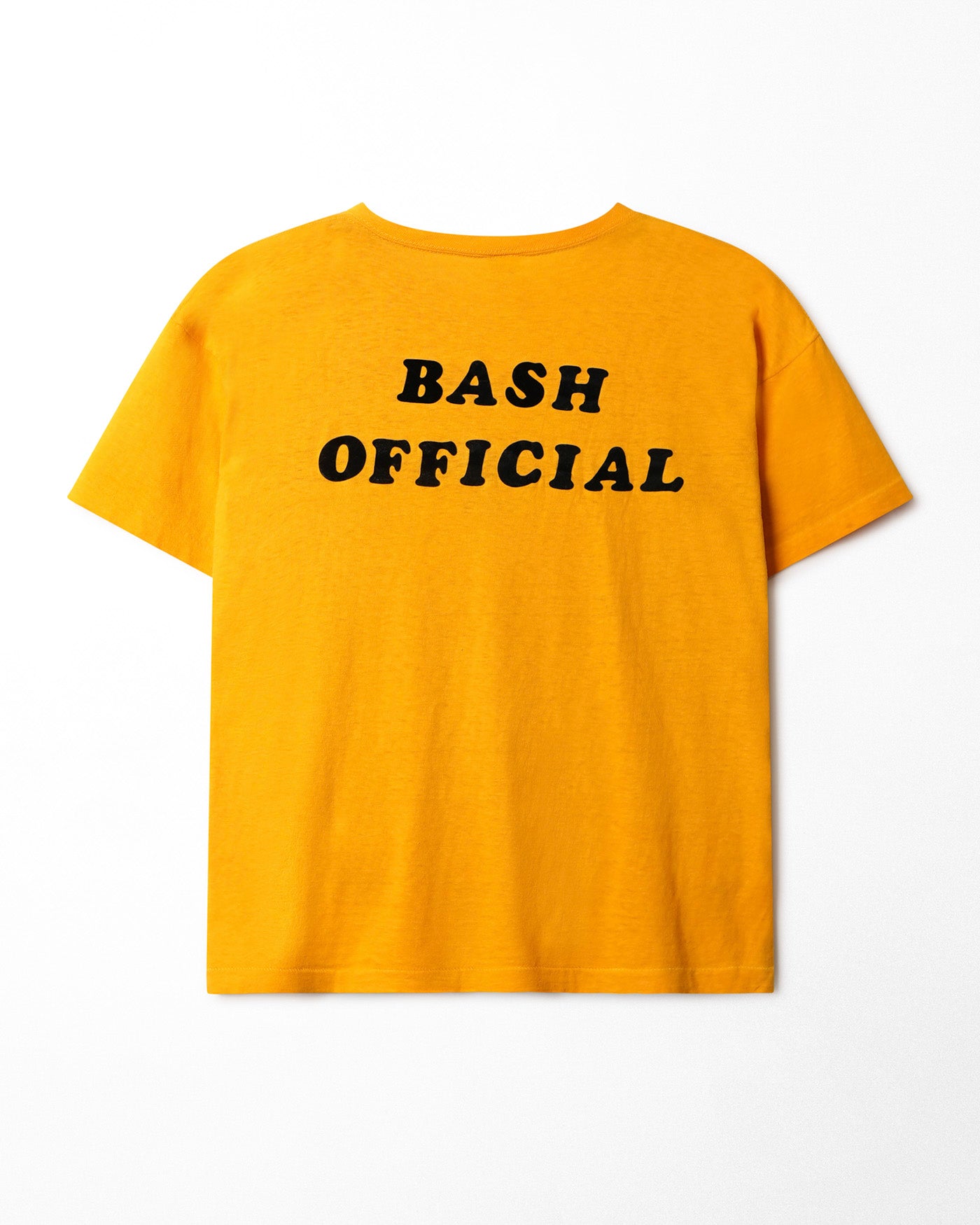 CHAMPION "BASH OFFICIAL" YELLOW T-SHIRT