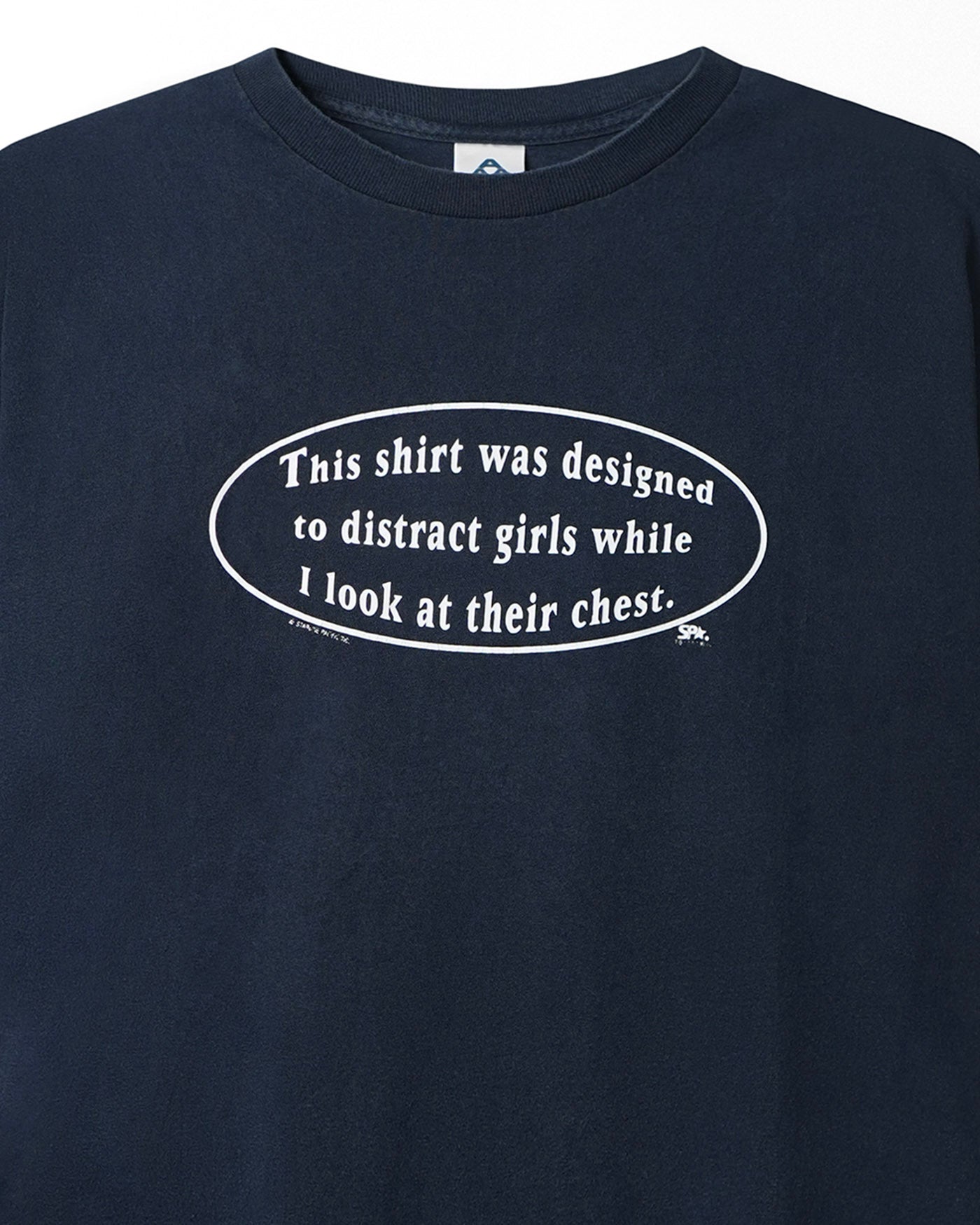 ALSTYLE "THIS SHIRT WAS DESIGNED" BLUE T-SHIRT