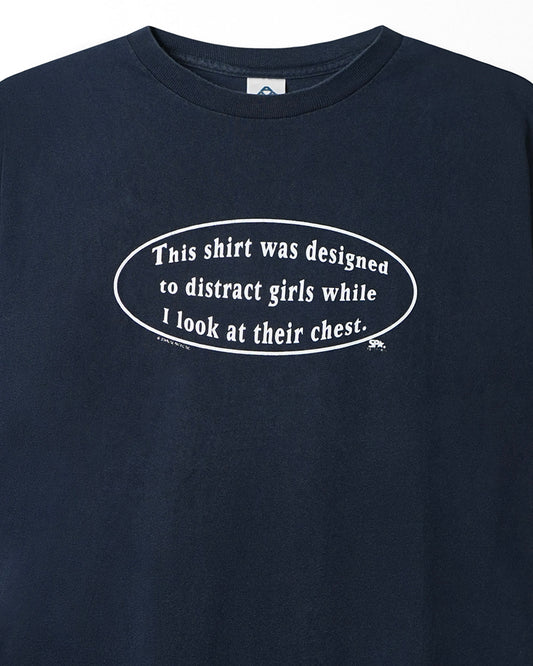 ALSTYLE "THIS SHIRT WAS DESIGNED" BLUE T-SHIRT
