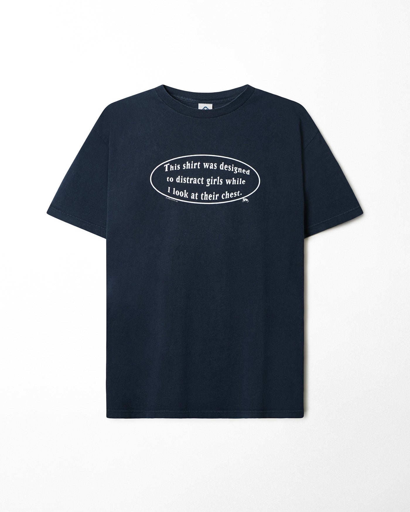 ALSTYLE "THIS SHIRT WAS DESIGNED" BLUE T-SHIRT