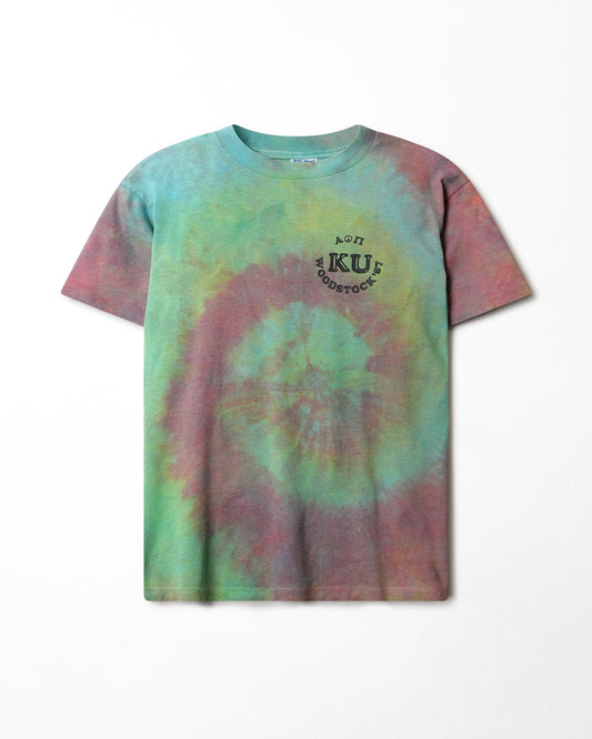 TUFF ONES "WOODSTOCK ’87" MULTICOLOR TIE-DYE T-SHIRT